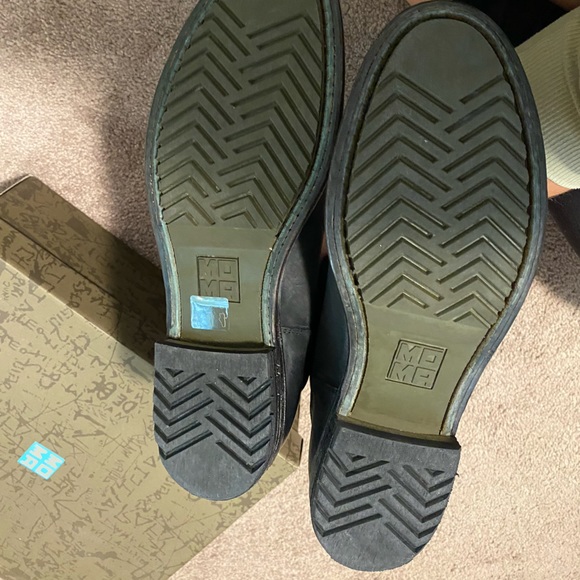 MOMA Mens Black Leather Ankle Boot - Picture 10 of 13